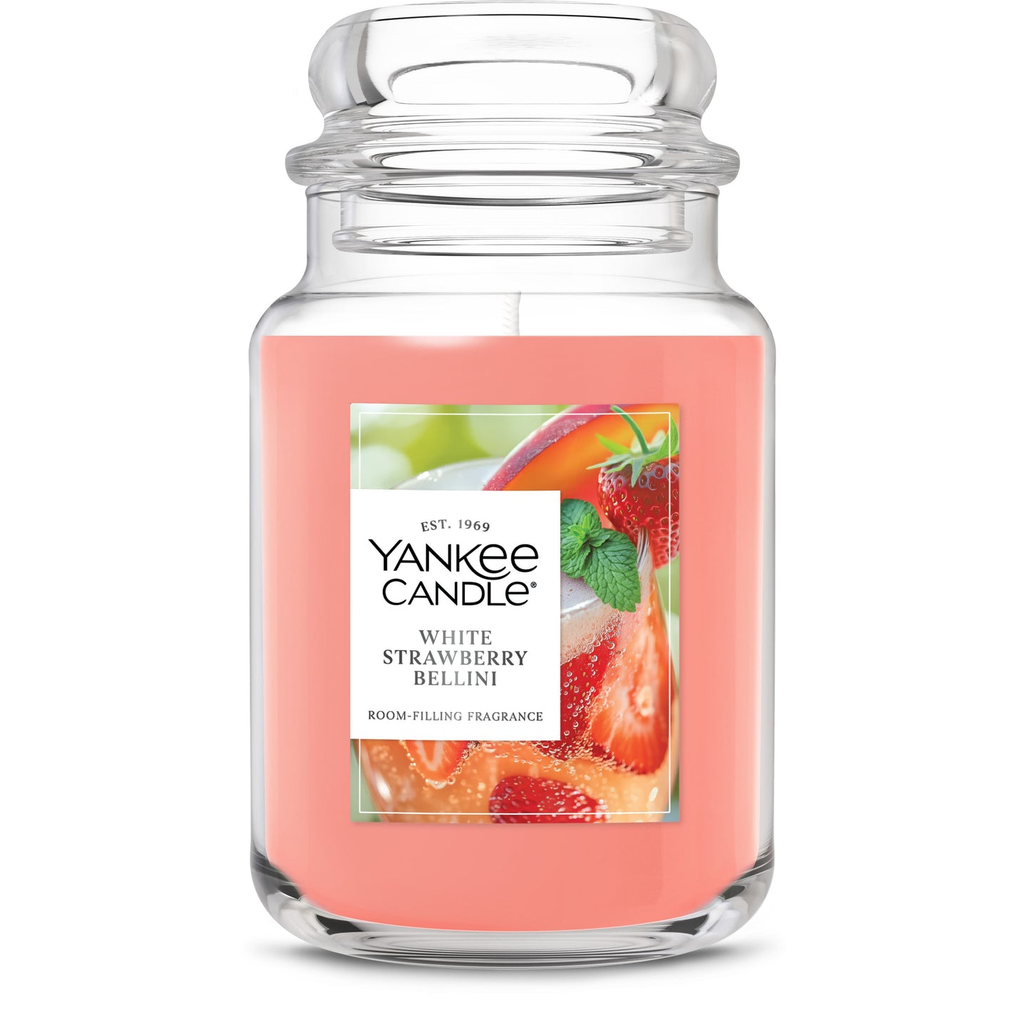 White Strawberry Bellini Drop 6-0449