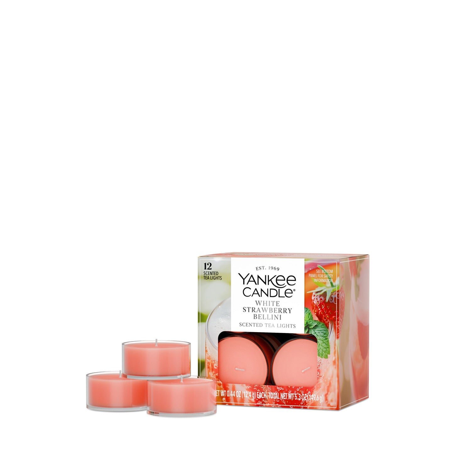 White Strawberry Bellini Core 6-0731